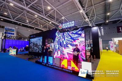 直擊深圳ISLE現(xiàn)場(chǎng)，新亞勝光電展位成超燃打卡點(diǎn)！LED屏租賃新體驗(yàn)引爆展會(huì)